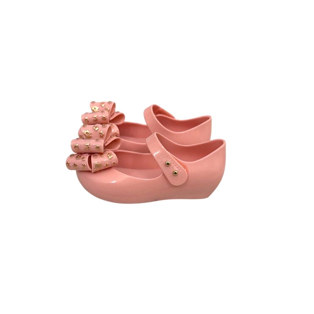 NWOT Mini Melissa Shoes Ultragirl Sweet X Pink Mary Jane Flats Toddler 8